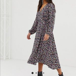ASOS New Look Floral Wrap Dress